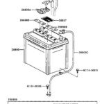 Toyota Celica Cable Battery To Starter for Battery To Main Switch