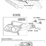 Toyota 4Runner Headlight Wiring Harness Right Lighting Lamps